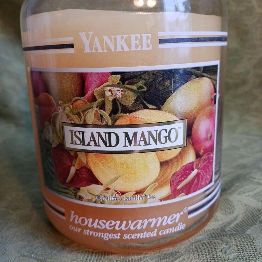 Yankee Candle Island Mango House Warmer Discontinued Large